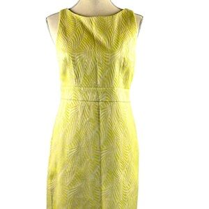 Ann Taylor Cotton Blended Sleeveless lined Sheath dress Size 4